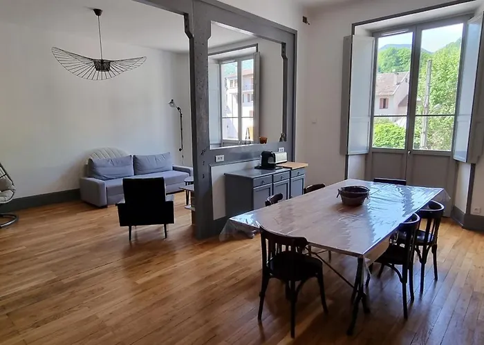 公寓 L'atelier Du Centre D'ax-les-thermes 阿克斯莱泰尔姆